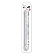 KING COCK CLEAR DILDO DOBLE 46 CM