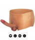 BOXER SILICONA CON PENE 18 CM