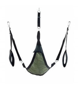 SLING CANVAS TRIANGULAR VERDE