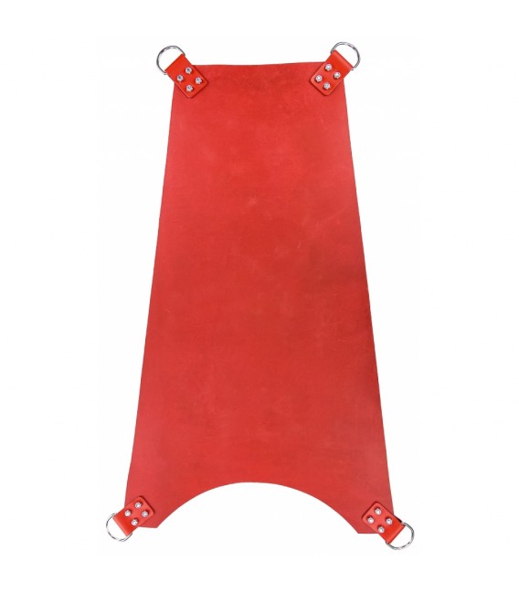 SLING DE CUERO AJUSTABLE 4 PUNTOS ROJO