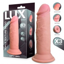 LUX WOLF DILDO TRIPLE DENSIDAD 7"