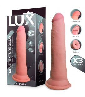 LUX OTTO DILDO TRIPLE DENSIDAD 8"