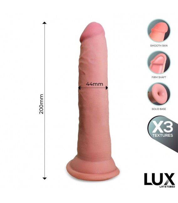 LUX OTTO DILDO TRIPLE DENSIDAD 8"